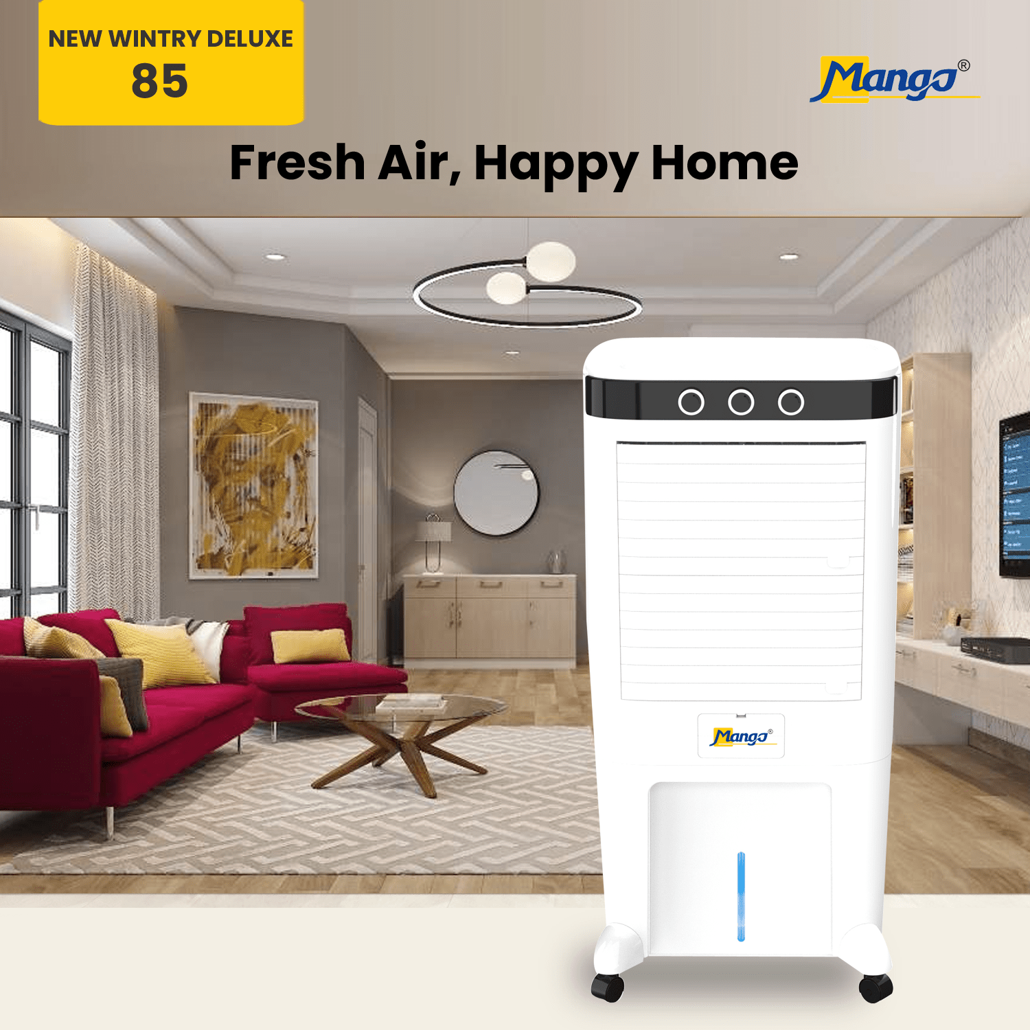 New Wintry 85 GT Desert Air Cooler - 80L, GT Series | Mango Appliances