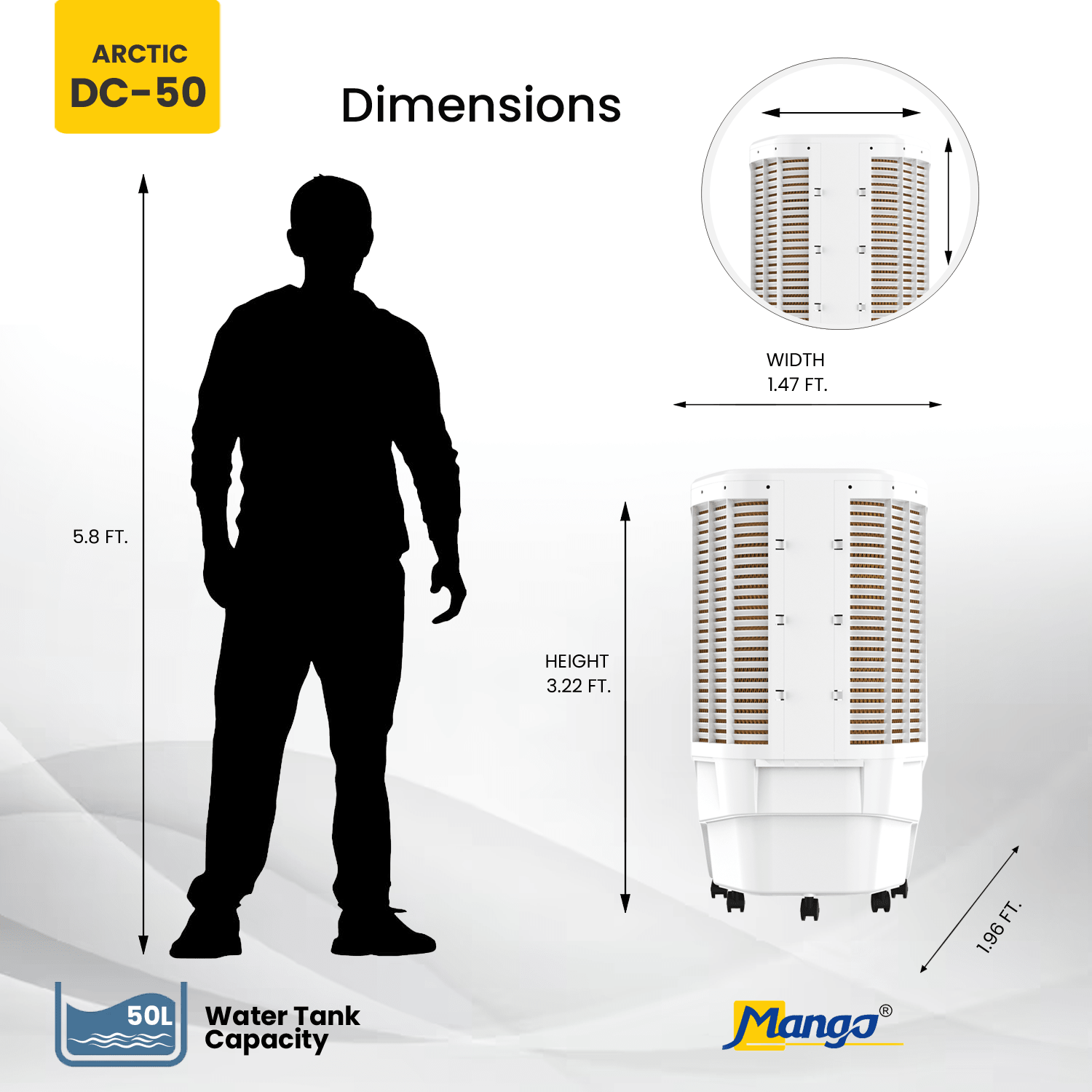 Arctic DC 50 - Mango appliances