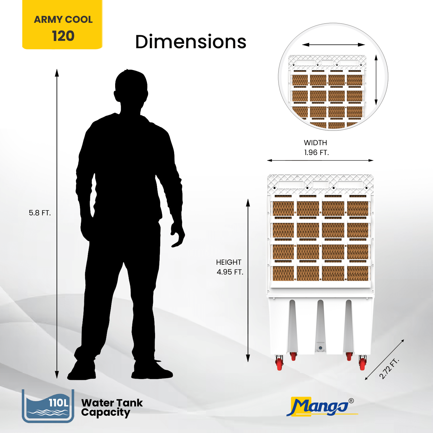 Army Cool 120 - LED - Mango appliances