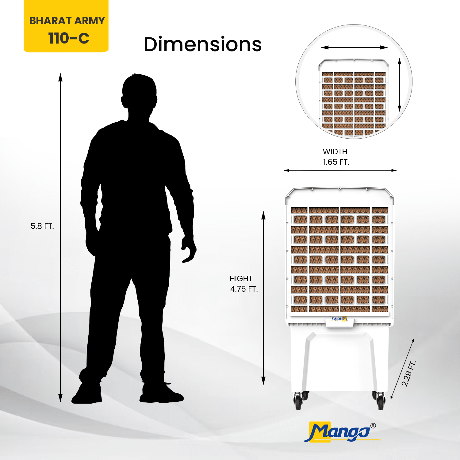 Bharat Army 110 C - Mango appliances