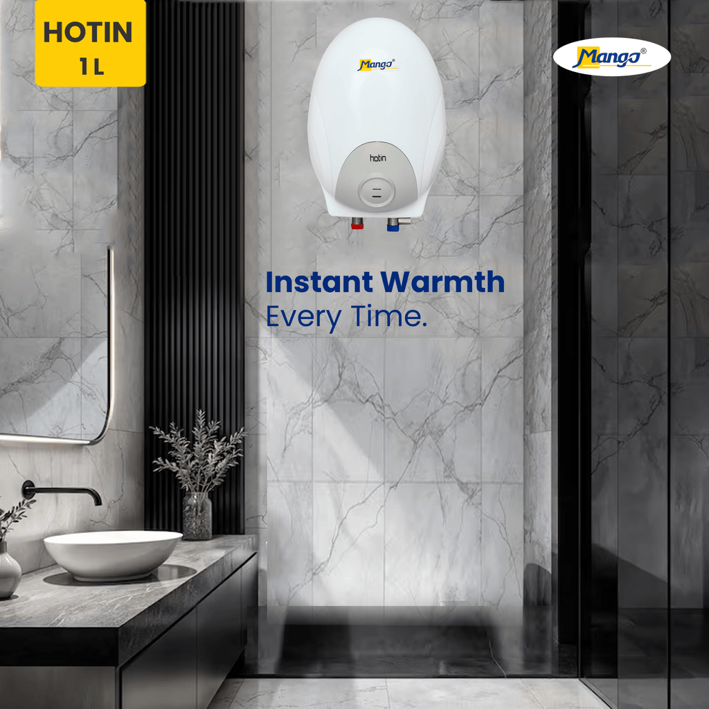 HOTIN 1L - Instant Water Heater (Italy Inspired Design) - Mango appliances