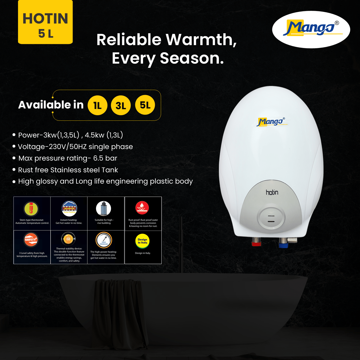 HOTIN 5L - Mango appliances