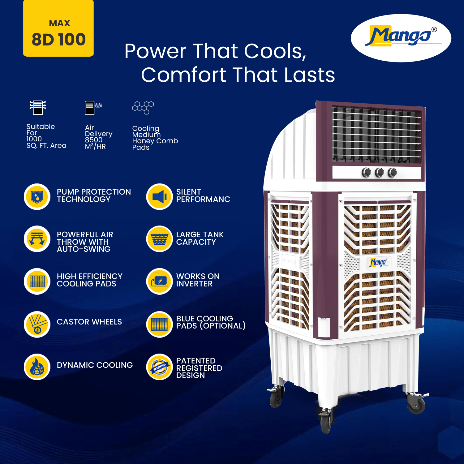 Max 8D 100 - Mango appliances