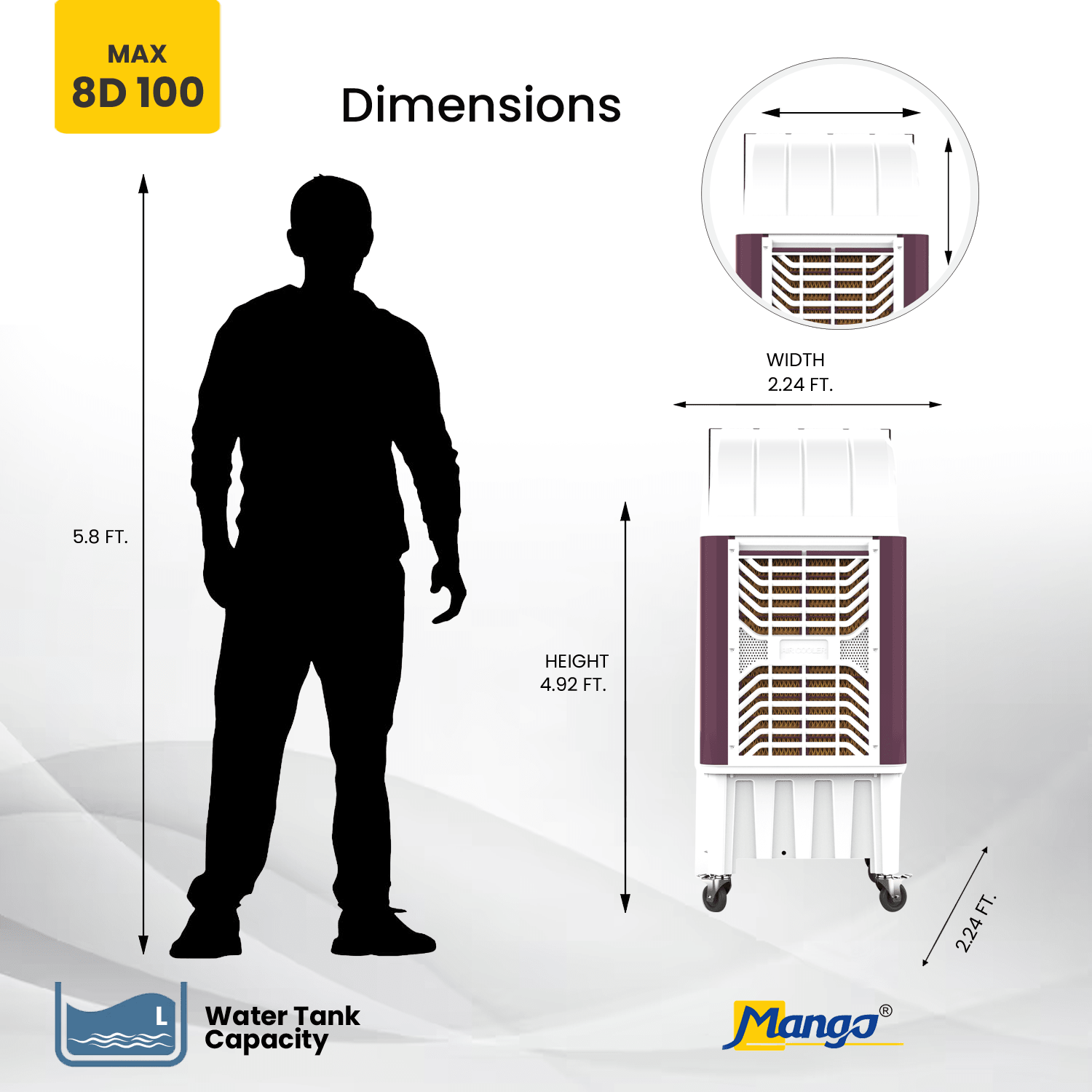 Max 8D 100 - Mango appliances