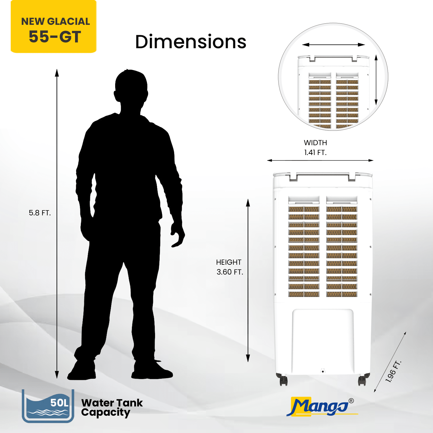 New Glacial 55 GT - Mango appliances