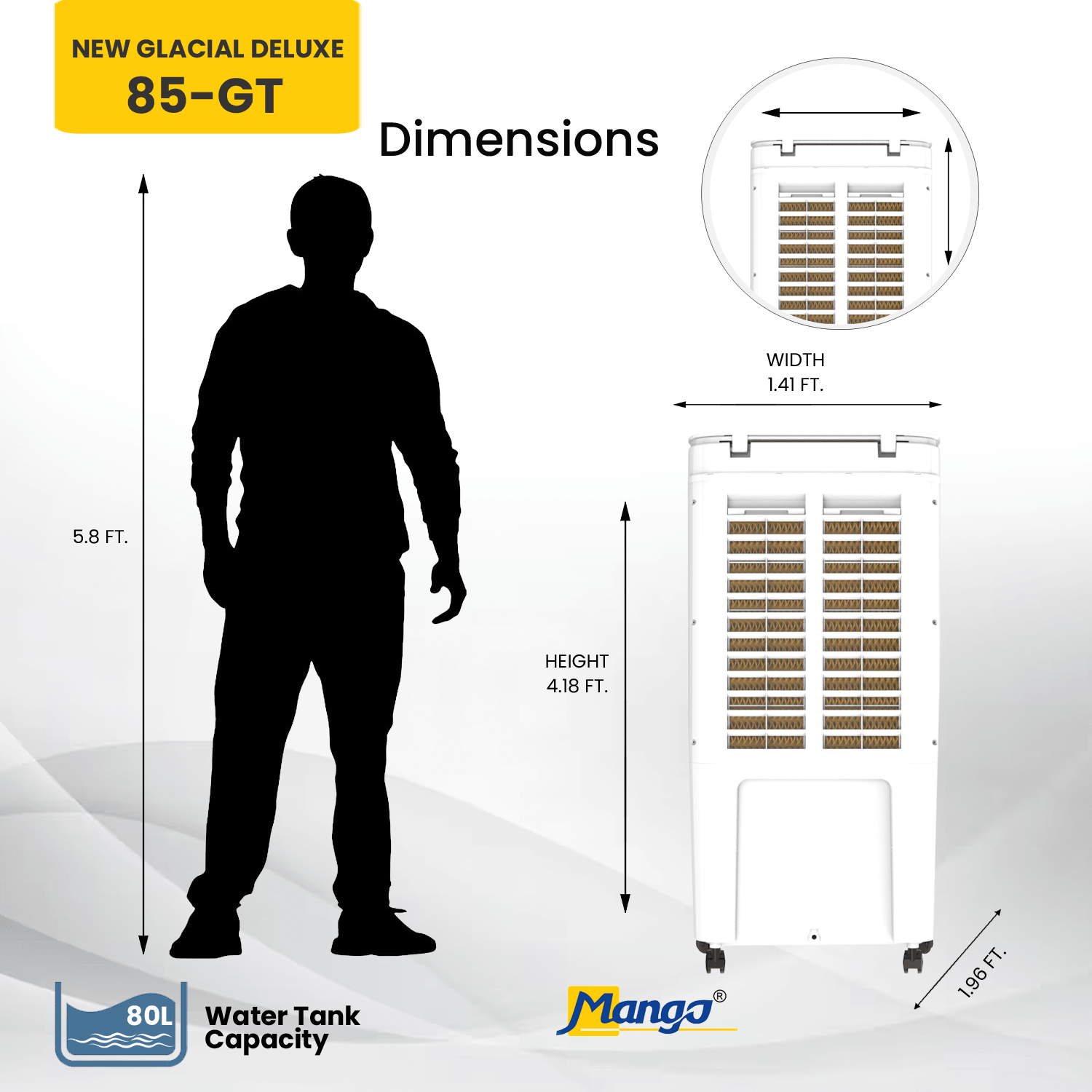 New Glacial Deluxe 85 GT - Mango appliances